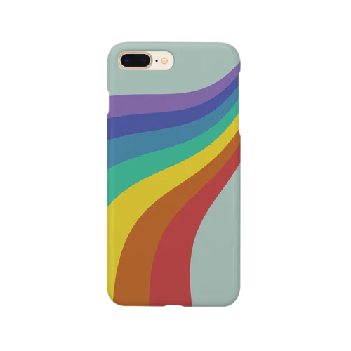 70s Groovy Rainbow スマホケース