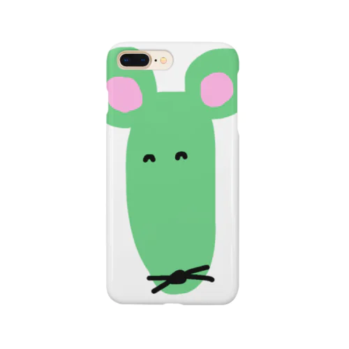 かおながネズミ 緑 Smartphone Case