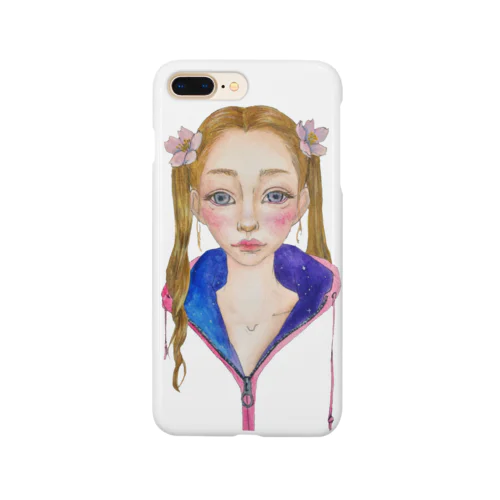 星空パーカーの女の子 Smartphone Case