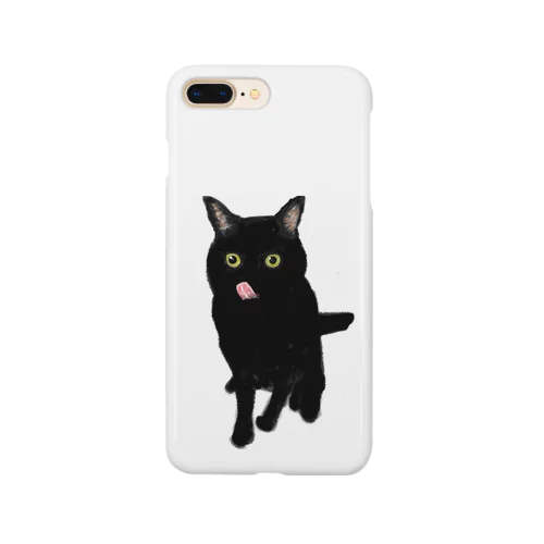 黒猫ペロリ Smartphone Case