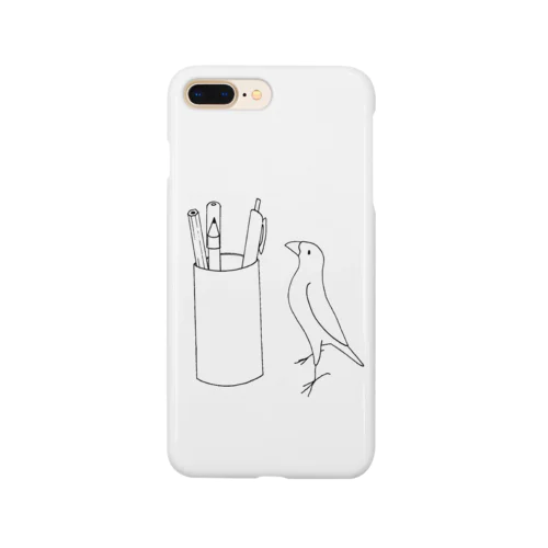 気になる文鳥 Smartphone Case