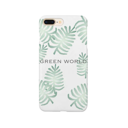 Green world② スマホケース