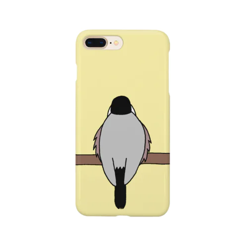 文鳥の後ろ姿 Smartphone Case