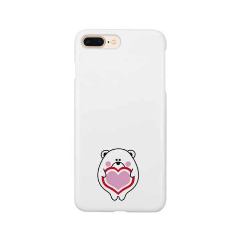 白くま＆ハート Smartphone Case