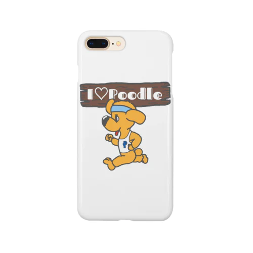 I Love Poodle（ランニングプードル） スマホケース