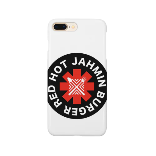 Jahmin’ Red Hot Burger Logo スマホケース