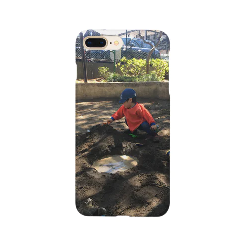 砂場遊びの男の子 Smartphone Case
