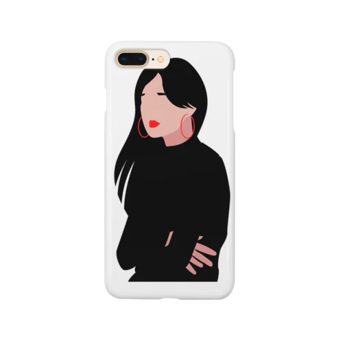 シルエット　女性 Smartphone Case