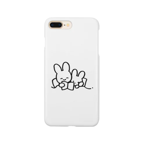 うさぎおやこのベッドタイム Smartphone Case