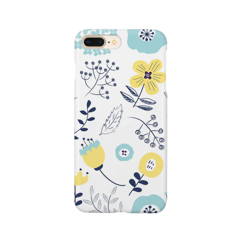 北欧風花柄 Smartphone Case