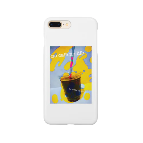 no cafe no life.  Smartphone Case