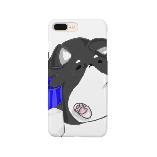 自分を塩おにぎりだと思い込んでいるねこ Smartphone Case