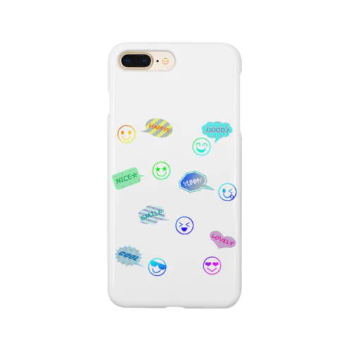 SMILE×Speech Balloon☆ Smartphone Case