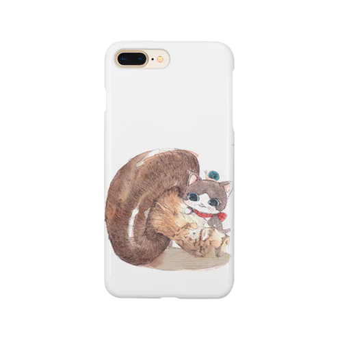 手乗り猫ときのこ Smartphone Case