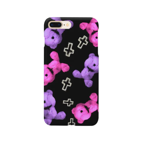 Peek-a-boo CROSS Teddy BLUEBERRY×RASPBERRY  Random Smartphone Case