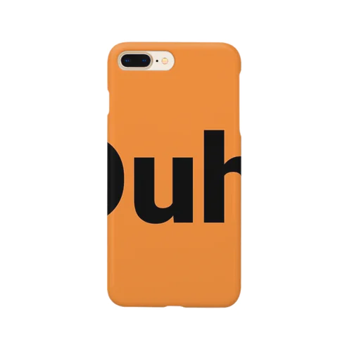 Duh orange logo スマホケース