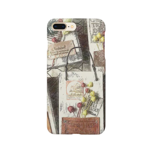 フラワーコレクション・イラスト風（丸型） Smartphone Case