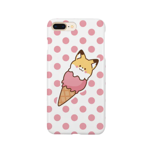 きつね ♡ アイス ver Smartphone Case