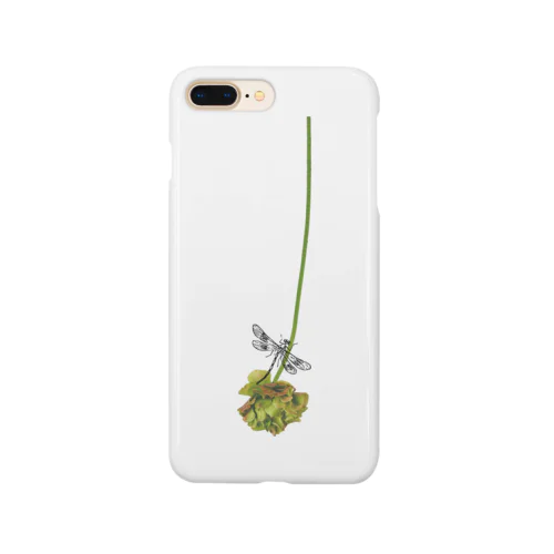 花と虫(トンボ) Smartphone Case