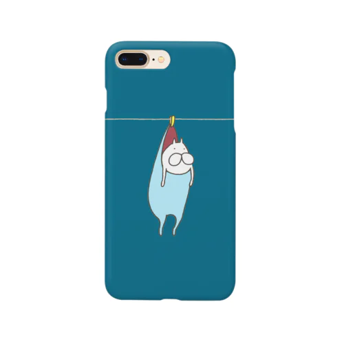 ねこタイツの洗濯 ブルー Smartphone Case