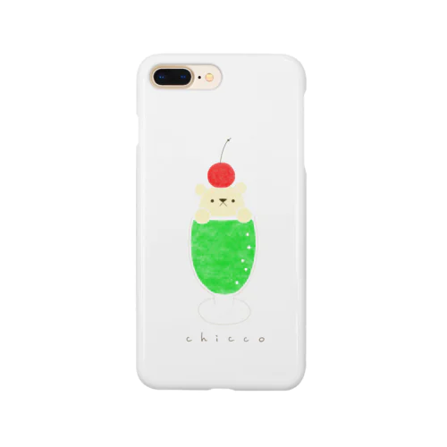 くまアイスのメロンソーダフロート Smartphone Case