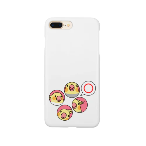 オカメインコまる〇【まめるりはことり】 Smartphone Case