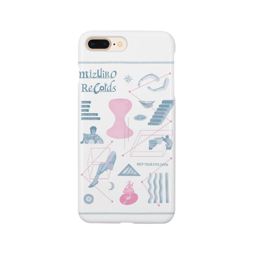 mizuirorecords book collage Smartphone Case