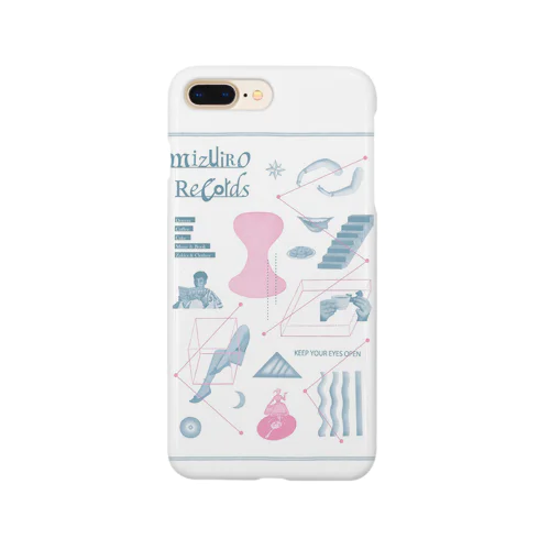 mizuirorecords book collage Smartphone Case