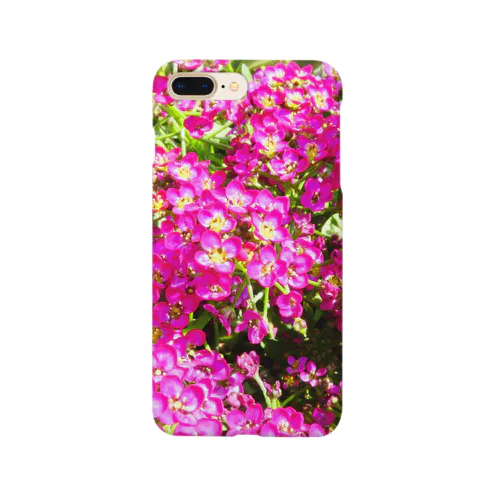 ピンク色のちっちゃな花。 Smartphone Case