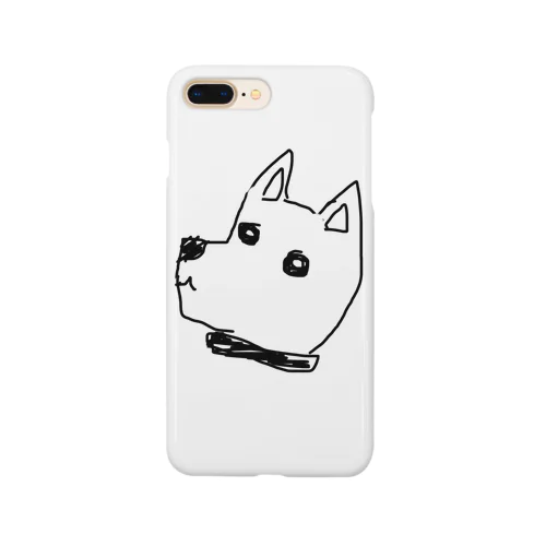 犬を描いてと言われました。 Smartphone Case