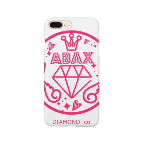 ABAX DIAMOND co. 丸型cute柄 スマホケース