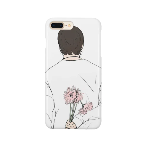 Boy with Flower💐 スマホケース