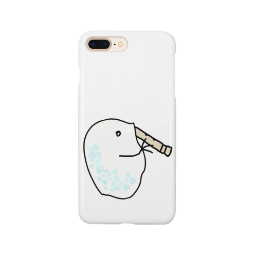 尺八を吹くミジンコ Smartphone Case