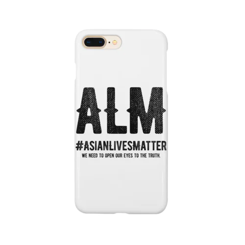 Asian Lives Matter。 黒 Smartphone Case