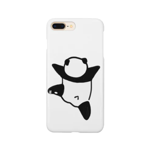 パンダがよじのぼってくる Smartphone Case