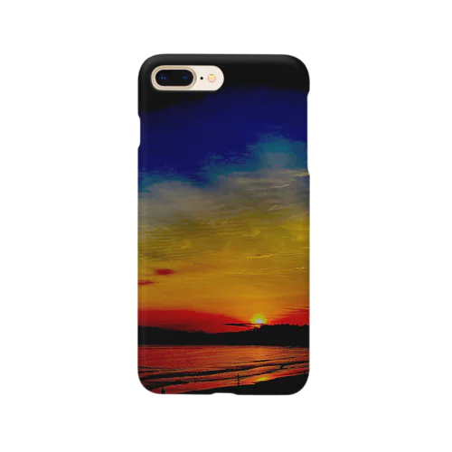 夕陽と、海 Smartphone Case