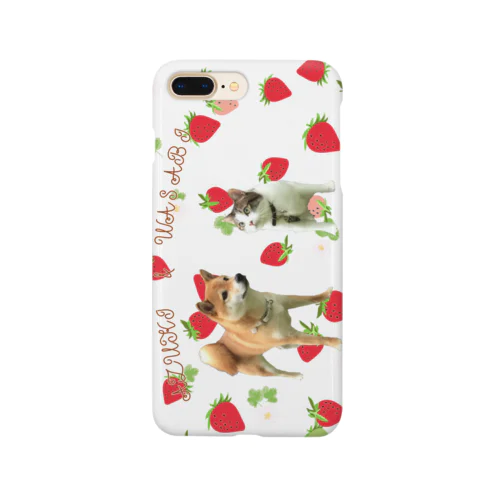 いちごwith AZUKI&WASABI Smartphone Case