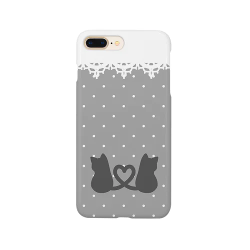 しっぽハート猫 Smartphone Case