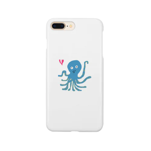 幸せの青いタコ Smartphone Case