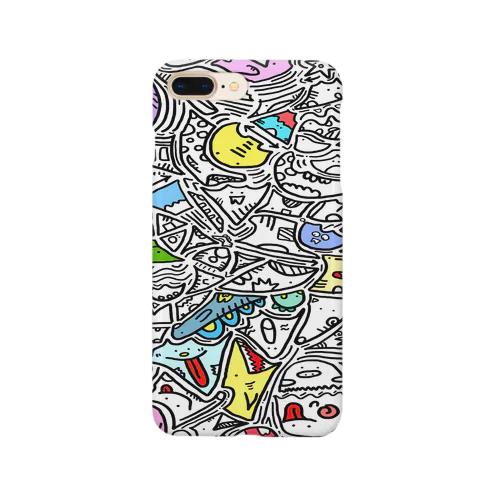 ひま暇お絵描き　②カラーver Smartphone Case