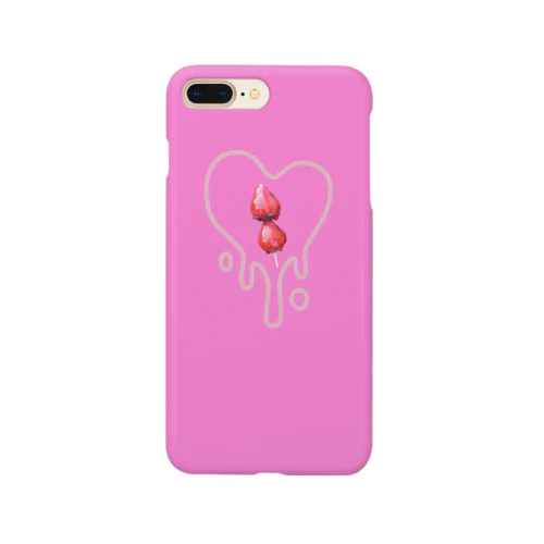 ピンク！いちご飴×とろける♡いちごチョコ Smartphone Case