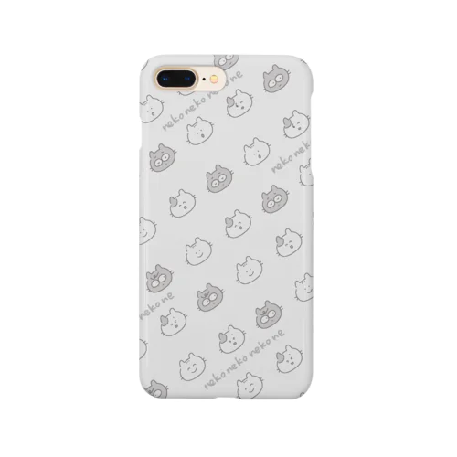 ねこねこねこね(グレー) Smartphone Case