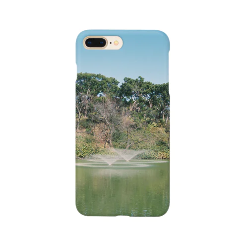 公園の噴水 Smartphone Case