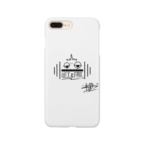 ダンベル × ガシラ（ブラック） Smartphone Case