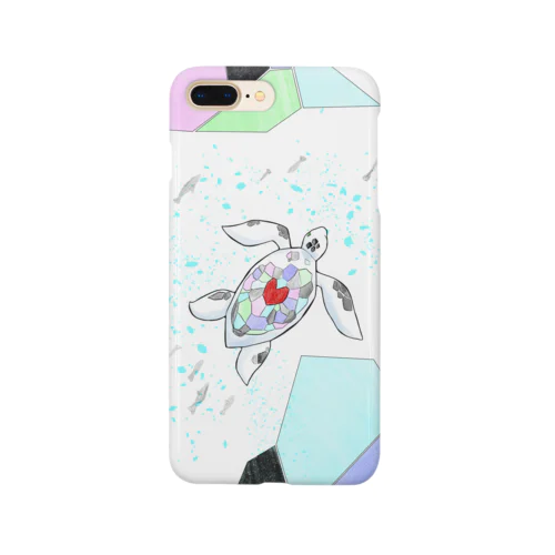 手描き亀さん Smartphone Case