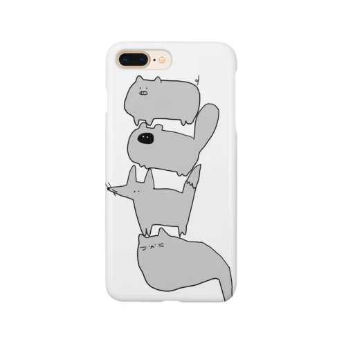 こぶたぬきつねこ Smartphone Case