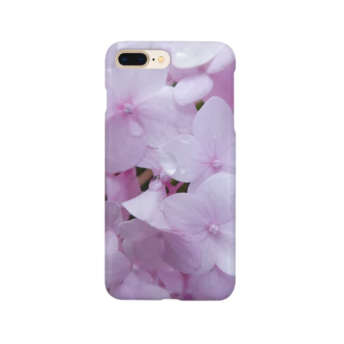 ピンクの紫陽花。 Smartphone Case