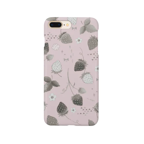 pink strawberry Smartphone Case