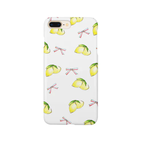 レモン × リボン Smartphone Case