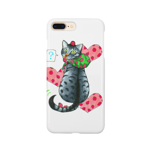 いちご大好きにゃんこ Smartphone Case